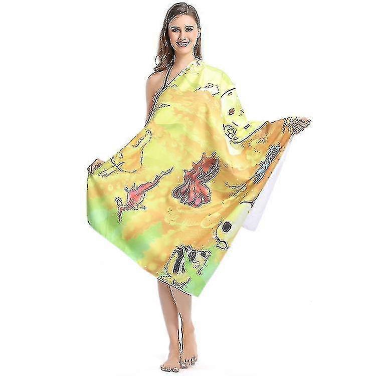 Quick-drying Printed Microfiber Beach Towel