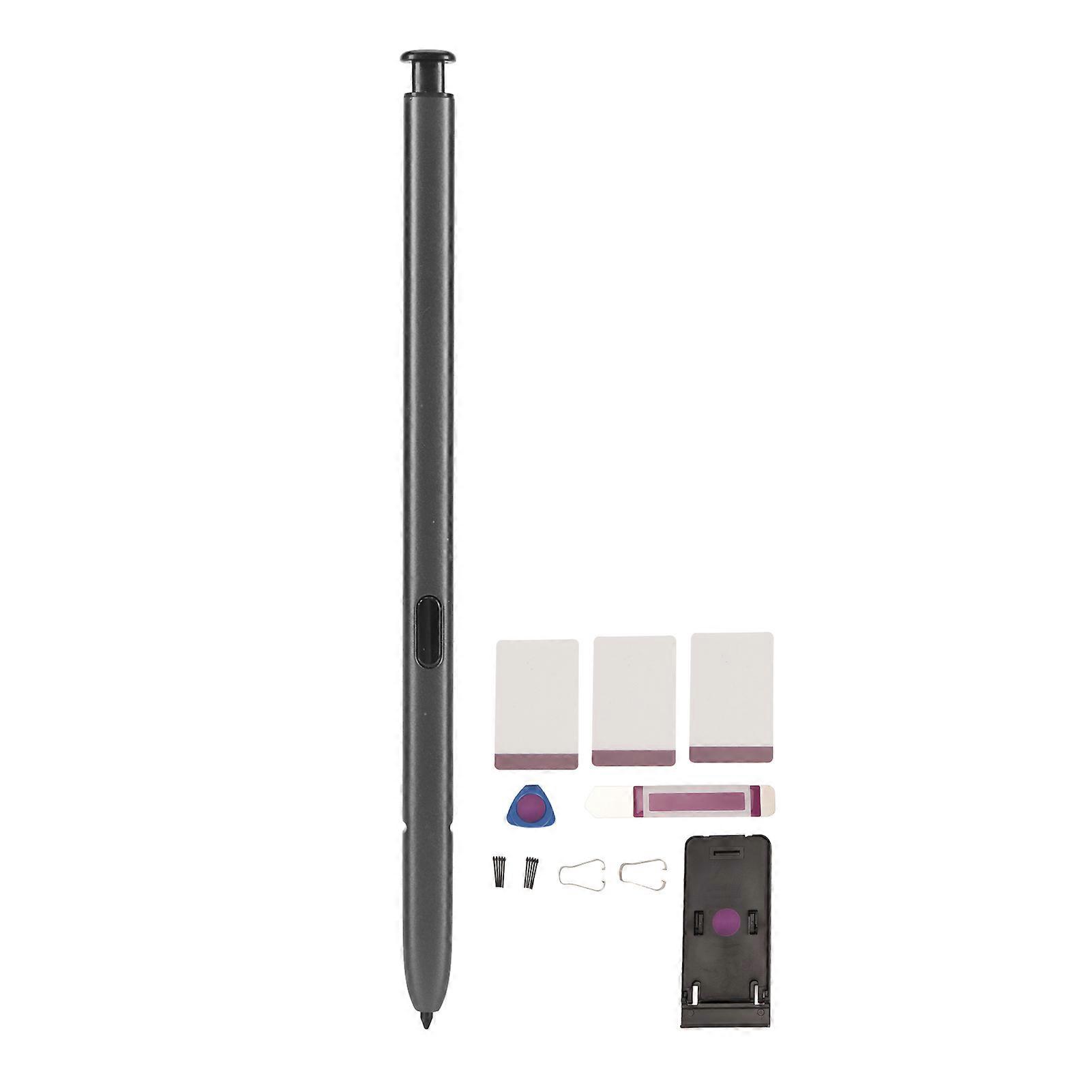 Stylet Précis avec 10 Pointes Pince À Épiler Support De Téléphone Sensible Stylo De Remplacement Écran Tactile Pour Galaxy Note 10 Lite N770 Gris