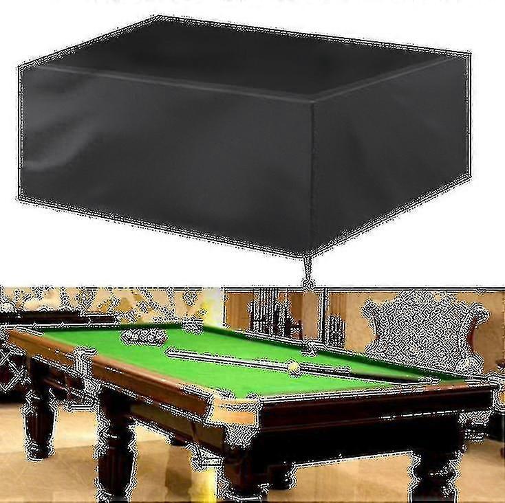 287*155*82cm Black 7 8 9ft Billiard Pool Table Covers With Drawstring Pool Table Billiard Waterproof