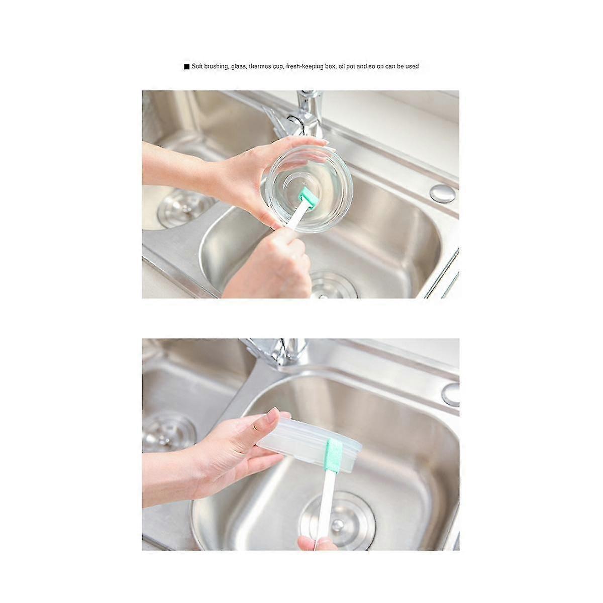 16Pcs Small Cleaning Brushes for Bottle,Tiny Cleaning Brushes for Cleaning Bottles for Small Holes Cabinets Home Kitchen