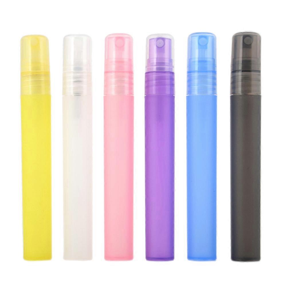 24pcs Mini Empty Perfume Atomizer Clear Plastic Spray Bottles Refillable Liquid Sprayer (Mixed Colors, 10ml)