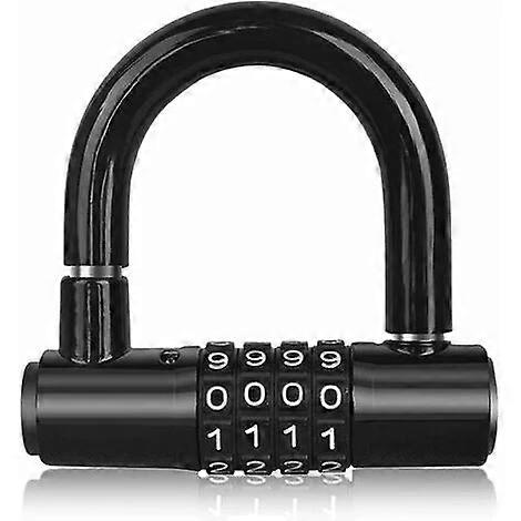 Cerradura de combinación tipo U - Negro U pequeña