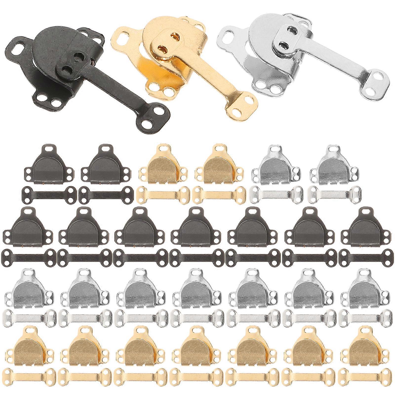 30 Sets Pants Hook and Bar Fasteners Trousers Hooks Metal Hook Bar Set for Trousers Pants