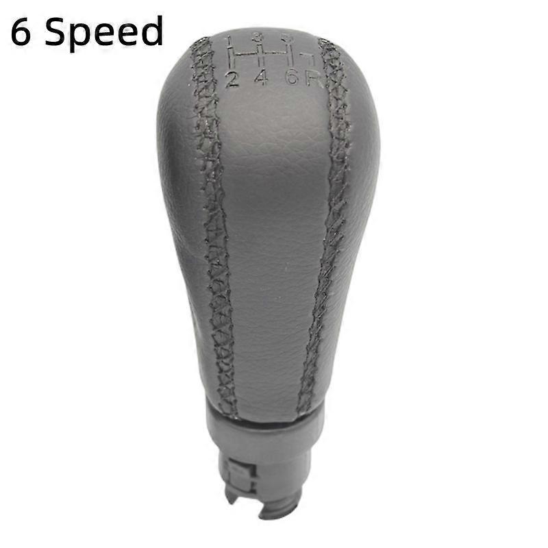 Black Leather Ball for Gear Hand Speed Gear Shift Knob For Volvo S60 S80 V70 XC70 Pen Lever Shifter Pen Car Styling Accessories-5 Speed