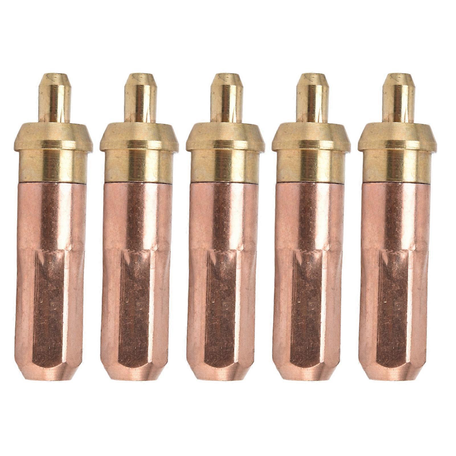 5Pcs Acetylene Cutting Torch Tips Nozzle Ring Shape Consumable Accessories G01?300 2#