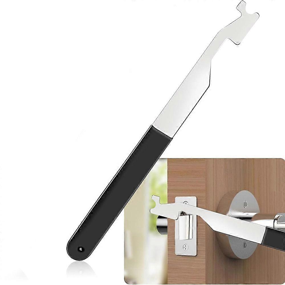 Durable Spring Steel Firefighting Tool with Rubber Handle Multipurpose Firefighter Tools Hand Tools Portable Pry Opening Tool