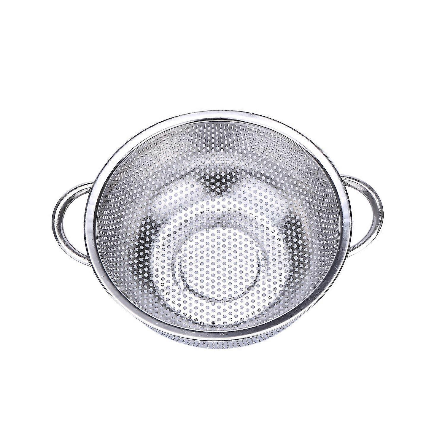Stainless Steel Colanders With Handle,colander Perforated Strainer For Kitchen Pasta/vegetable/rice