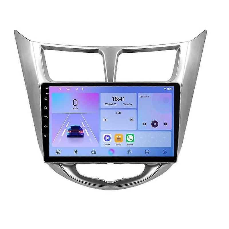 For Hyundai Solaris Verna Accent 1 2010-2016 Car Radio Video Player WIFI Navigation GPS