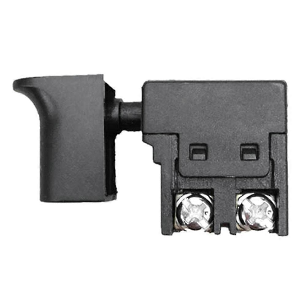 New Practical Useful Durable Electric Drill Switch Button SPST Type Self Rest Speed Trigger 250V Black Cutting