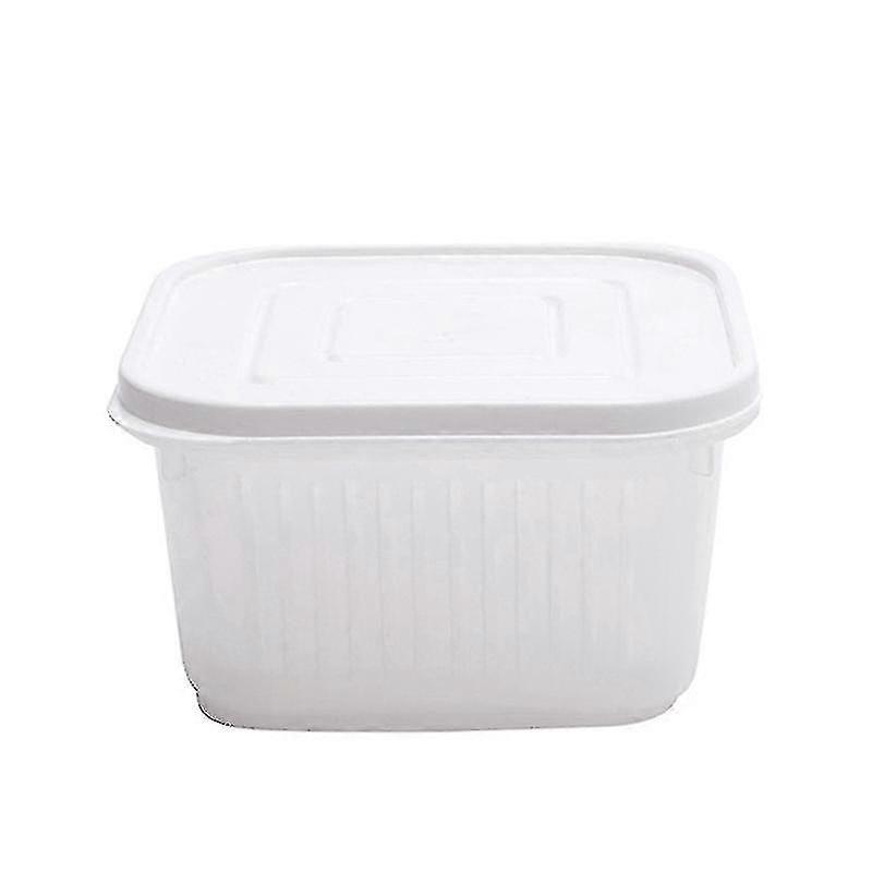 Creative Sealed Drain Box Kitchen Fridge Fruit Vegetable Drain Storage Container