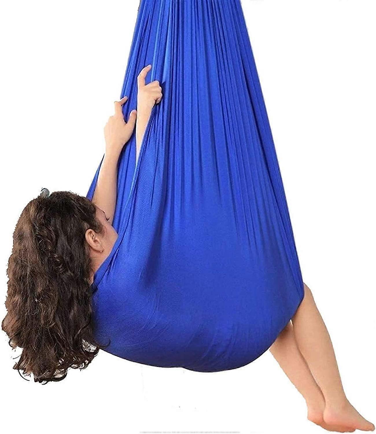 LN-Sensory Swing Indoor Therapy: Calming Swing for Special Needs - Gray