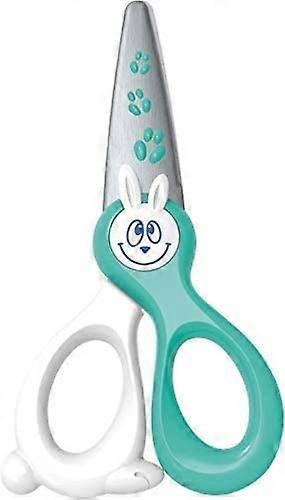 ZK-2 pcs cutting safety safety scissors 12cm random color