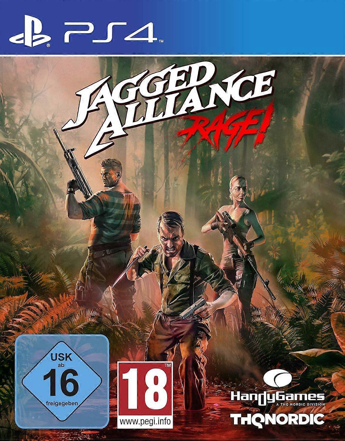 Jagged Alliance Rage! PS4 Game (German Box)