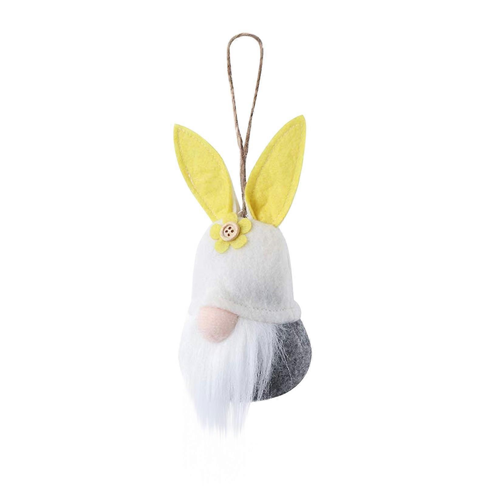New Easter Bunny With Multiple Wool Pendants No Face Elderly Dwarf Plush Doll Rudolf Decoration 244160