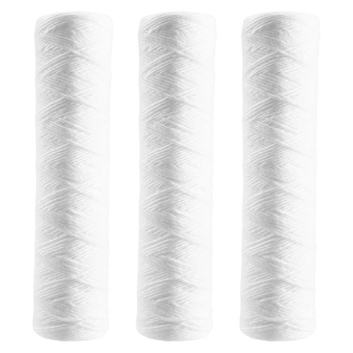 3Pcs Water Purifier 10 Inch String Wound Filter 5 Micrometre PP Cotton Filter Sedmient Filter