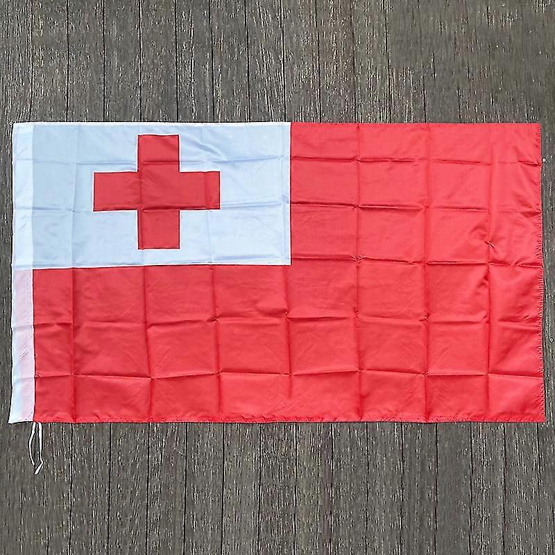 90x150cm  Tonga  Flag 3x5 Feet Super Poly Football Flag Indoor Outdoor Polyester Flag