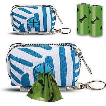 Dog Poop Bag Holder, Pet Garbage Bag Dispenser Holder Leash Attachment, 600d