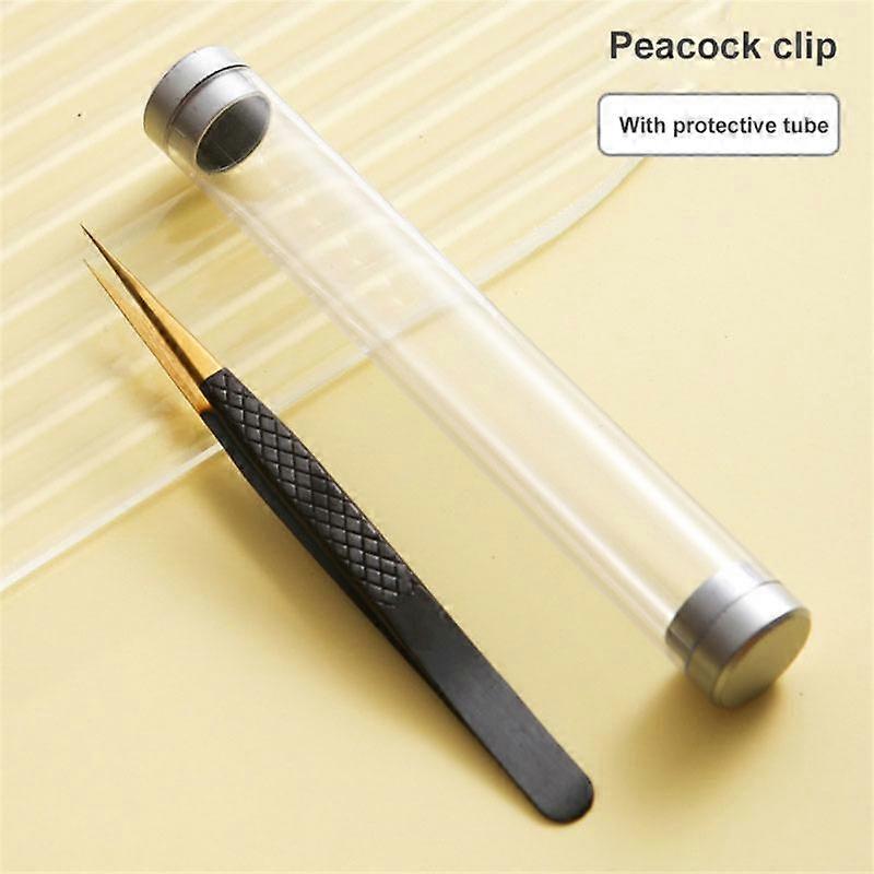 Dolphin Tip Tweezers 7 Word Eagle Tip Tweezers Eyelash Grafting Tool Eyelash