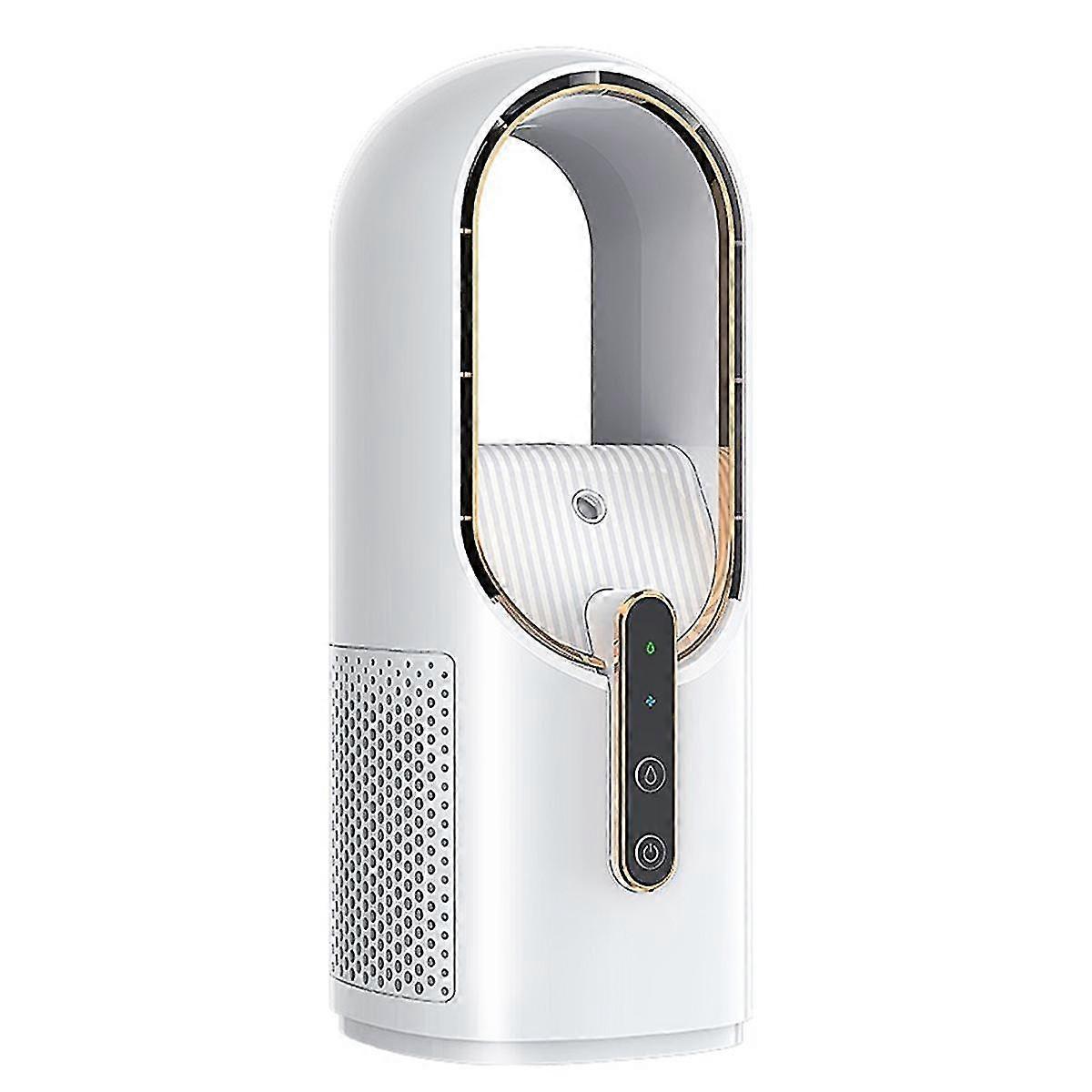 Ventilatore portatile a batteria Ventilatore USB ricaricabile Spray da tavolo Piccolo ventilatore Mini ventilatore silenzioso Umidificazione Ventilatore senza lama