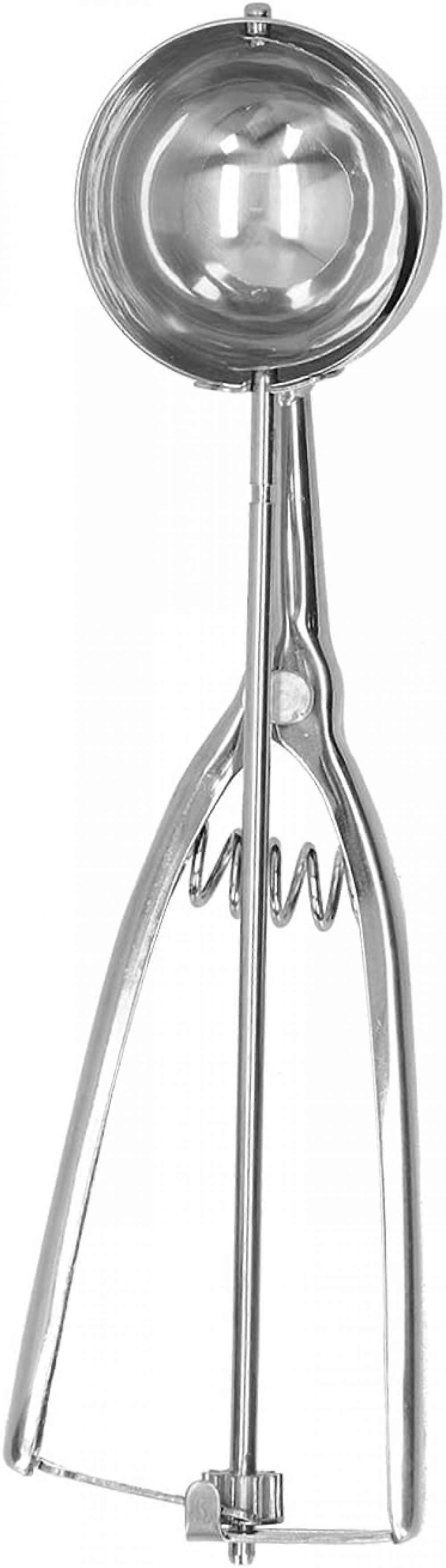 Ice Cream Scoop, Multifunctional Stainless Steel Cake Scoop with Trigger, Ice Cream Scoop Melon Baller Cookware for Baking