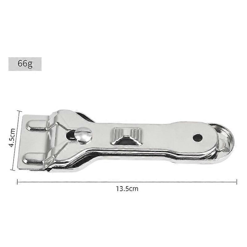 Stainless Steel Scraper, Replaceable Cleaning Blades, Steel, Silv