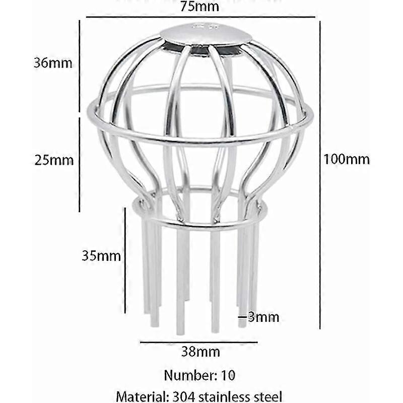Gutter Filters, Leak Gutter Guard Filter, Gutter Pipe Wire Balloon Guard Stops Clogging Moss Mud Sheets.