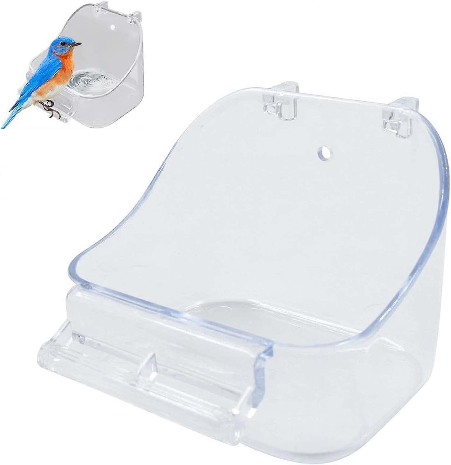 Hanging Bird Bathtub,Bird Cage Accessories, Feeders,transparency