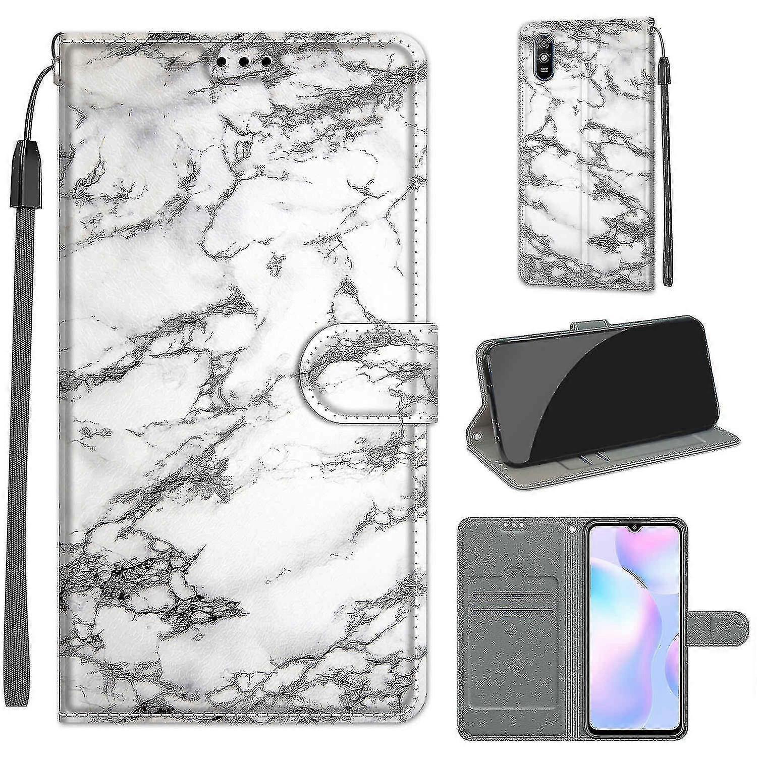 Xiaomi Redmi 9a White Marble Mobile Case