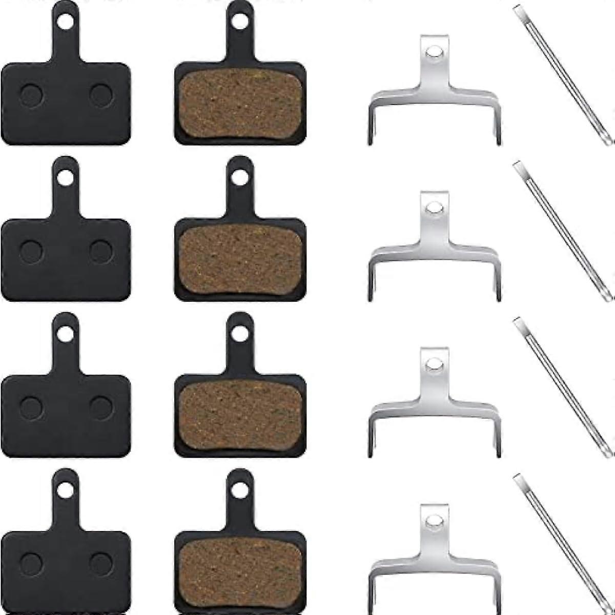 4 Pares de Pastilhas de Freio a Disco para Bicicleta e Mola Competitiva com Trp Tektro Shimano Deore