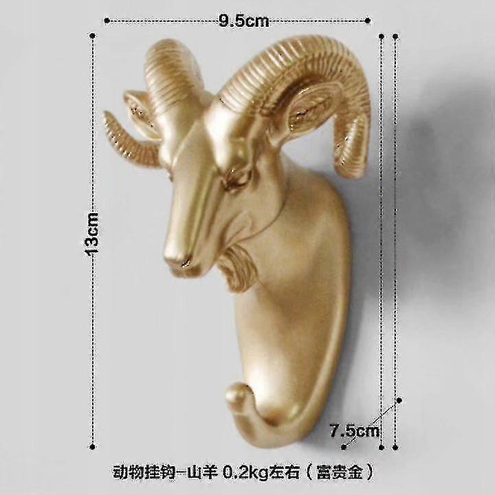 Coat Rack And Coat Rack Towel Rack Wall-mounted Hook Key Coat Carrier White Elephant