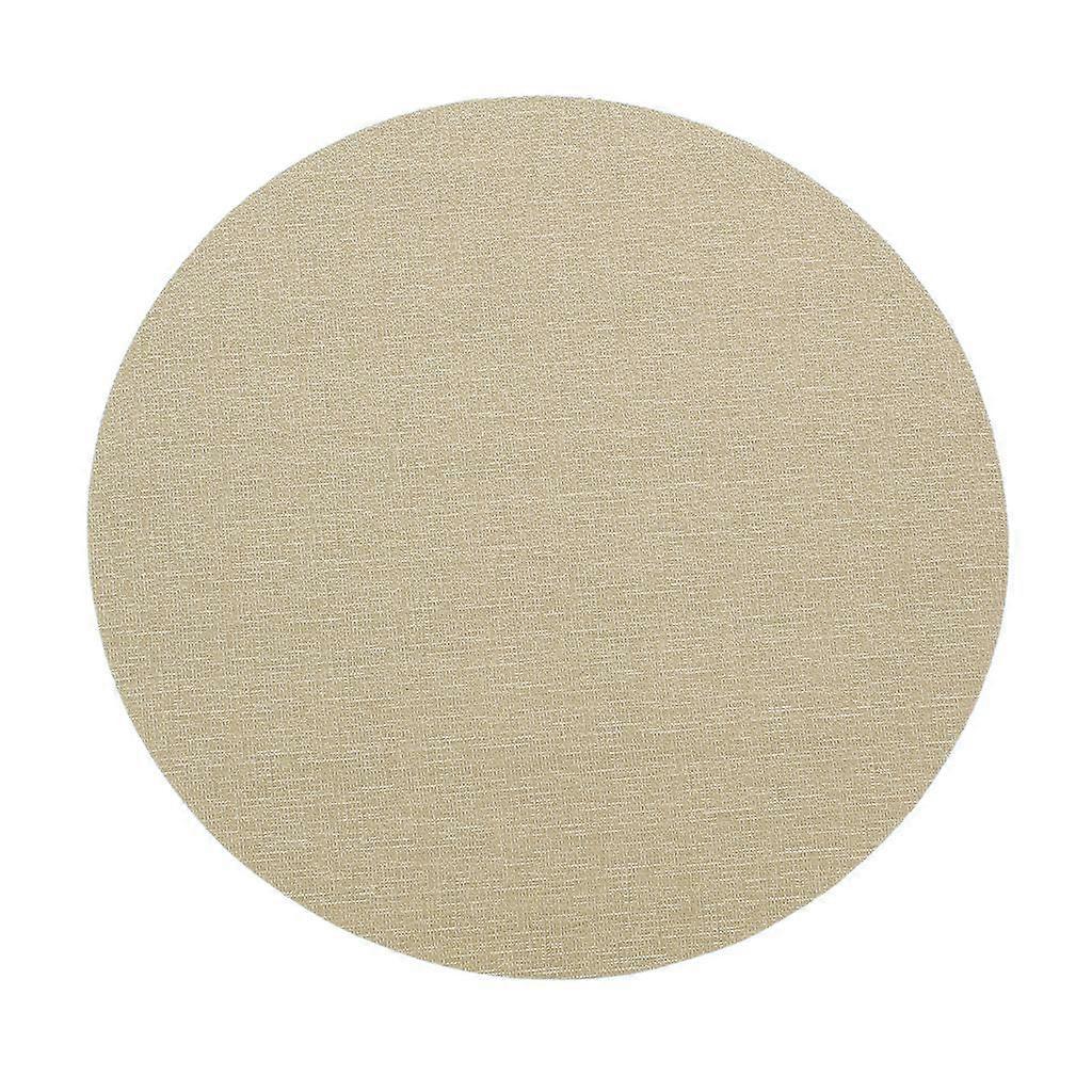 Round Heat-insulated Drinks Coasters Tableware Mat Table Mat  Cream