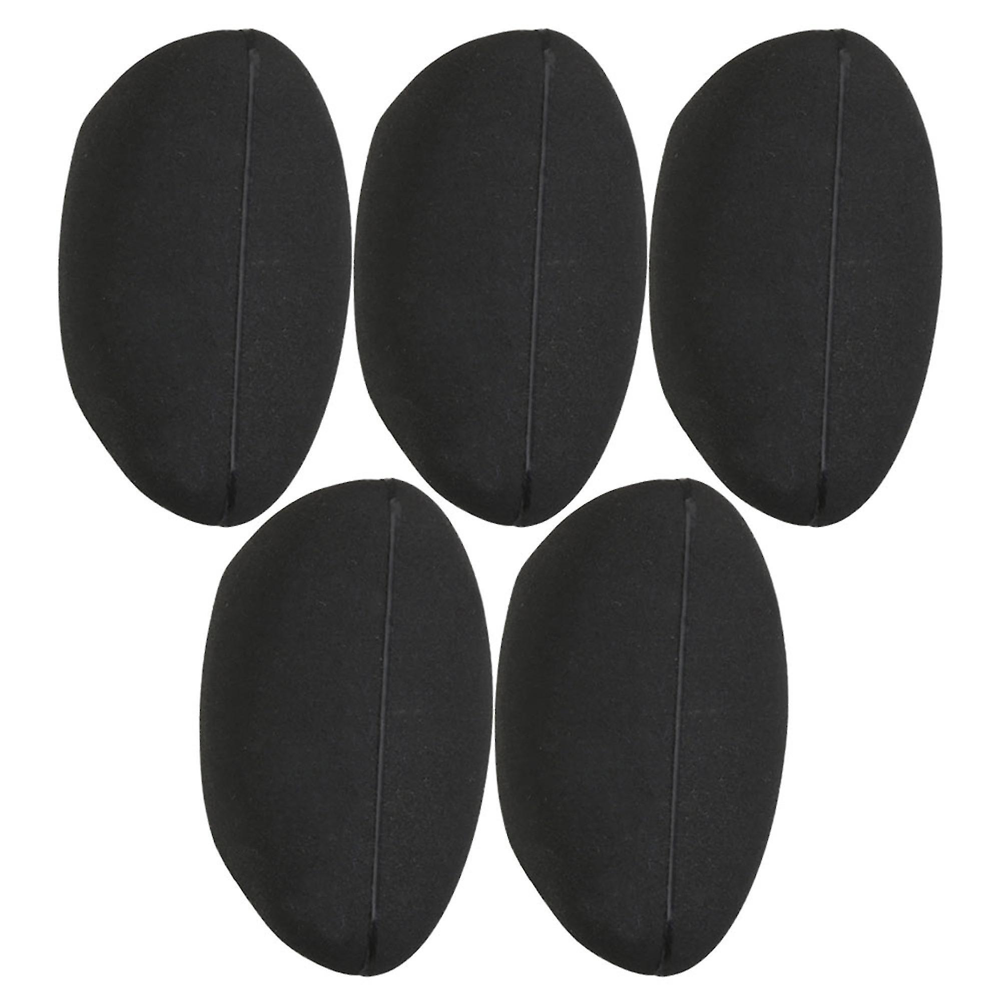 Flûte Petites Pièces 5pcs Flûte Repose-Pouce Coussin En Caoutchouc Noir Flûte Instruments Accessoires