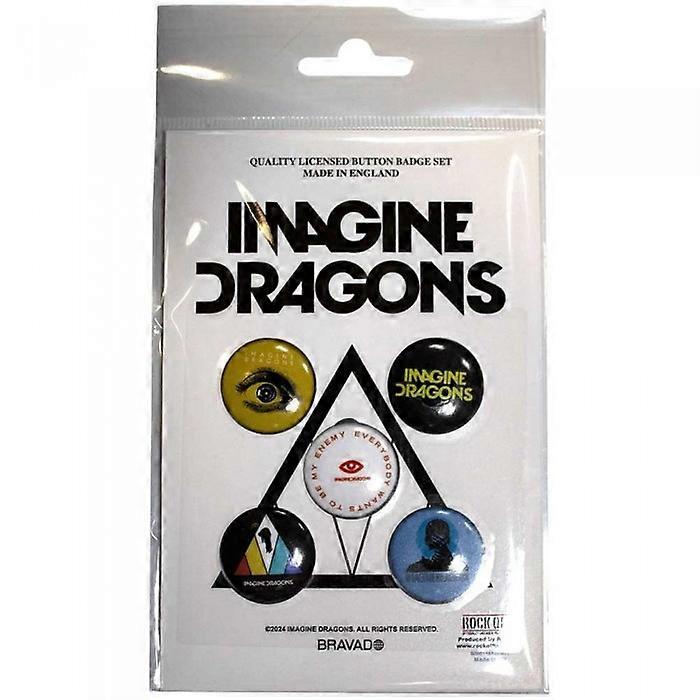 Imagine Dragons Enemy Badge (Pack of 5)