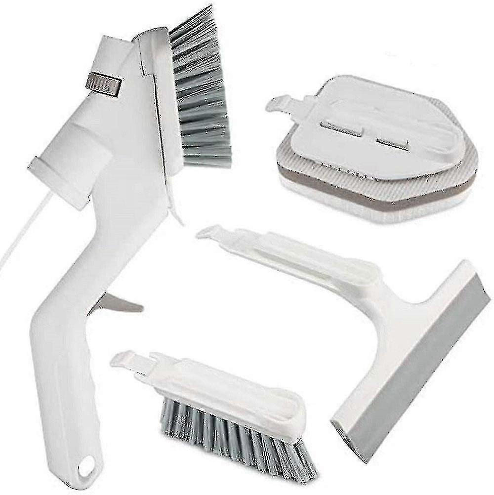 4pcs Water Spray Glass Cleaning Tool Household Water Jet Window Brush Scraper