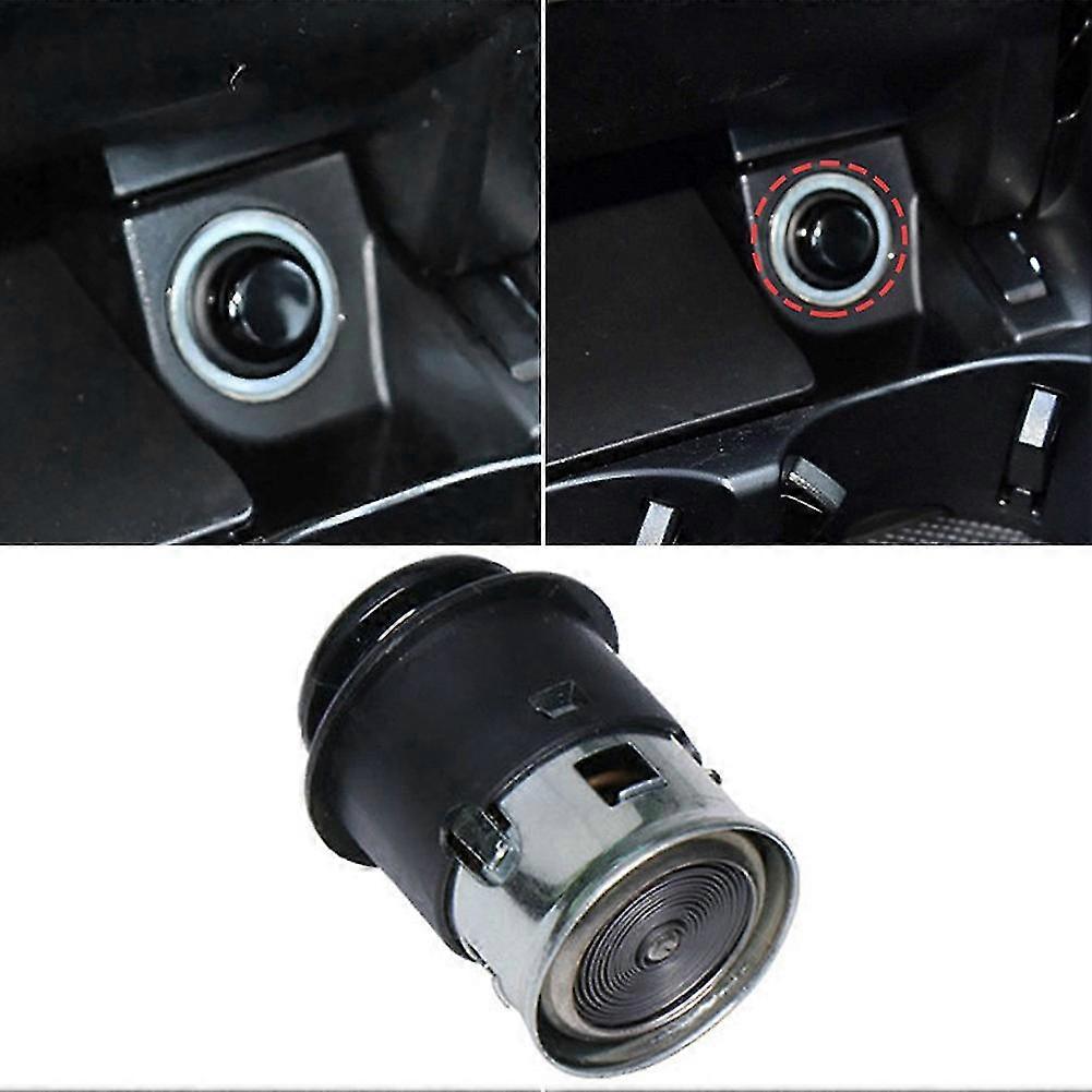 1 Pcs Abs+pc Black Car Cigarette Lighter For Mercedes C-class E-class S-class Glk-class Ml-class Gl-class 0009063800