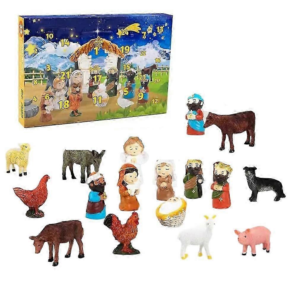 تقويم المجيء المسيحي تقويم مشهد المهد الديني مشهد المهد مجموعة مجيء عيد الميلاد ج