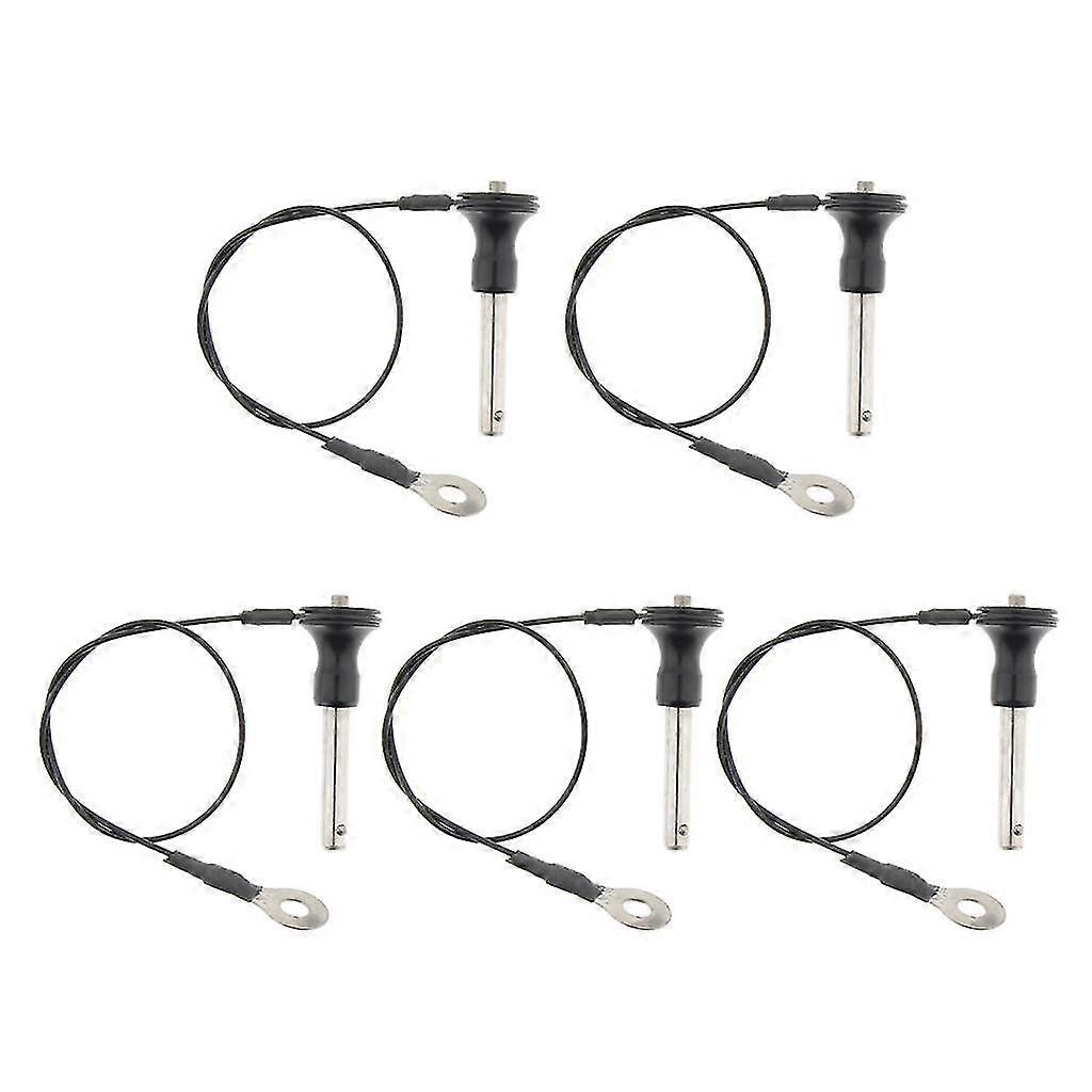 5x Metal Ball Lock Quick Release Pin Push Button Fine Finish 8mm-20mm