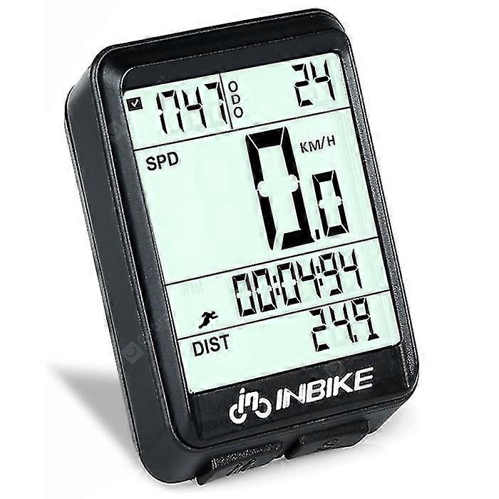 Waterproof Bike Computer Wireless Cycling Odometer Speedometer With Led Digital Rate