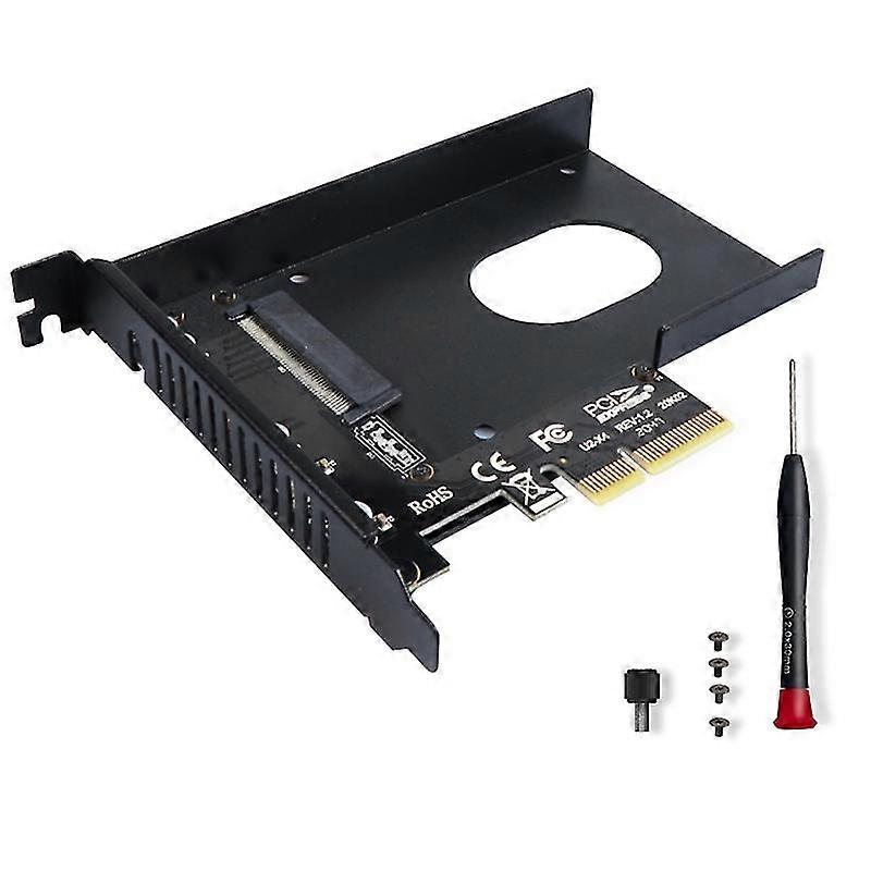 Pcie 4.0 X4 To U.2 / Sata Computer 2.5'' Hard Drive Ssd Adapter Card Sff-8639
