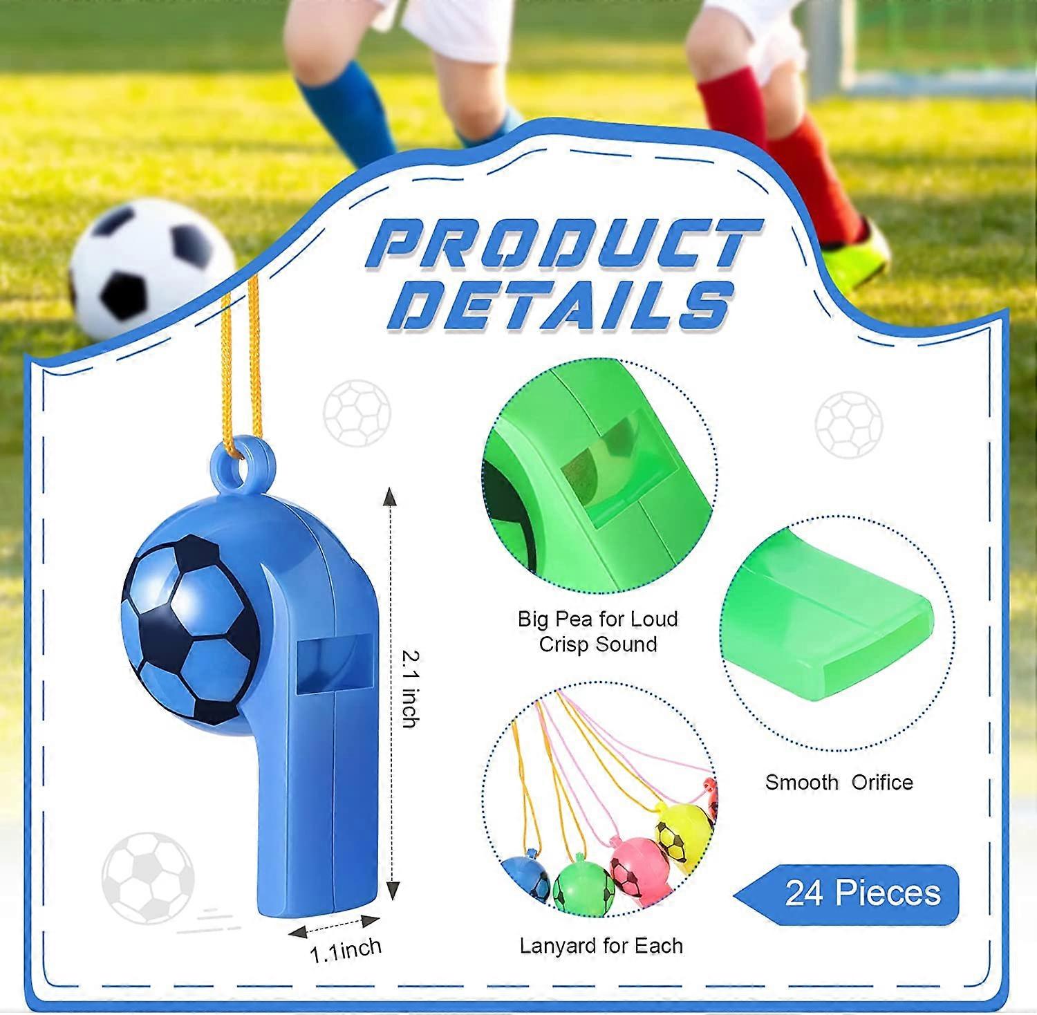 XMHF 20 pz Neon plastica colorata fischietto collana forte suono nitido allenatori arbitro fischio con cordini per calcio sport bagnini sopravvivenza allenamento di emergenza