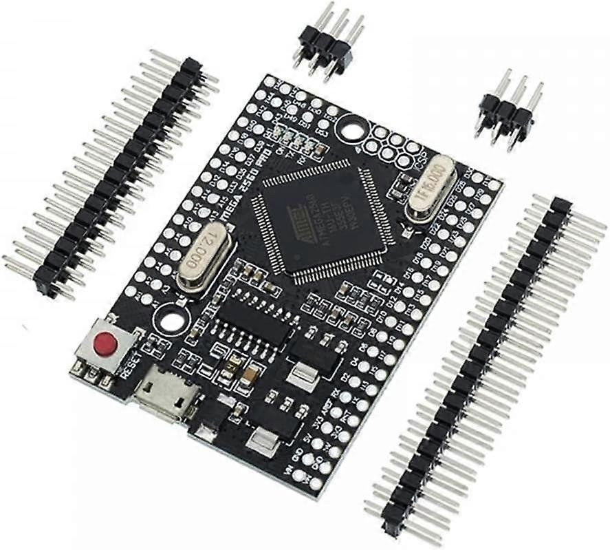 ATmega2560-16AU USB CH340G MCU Development Board, Core Learning Board Minimum System Development Board Module Compatible with Mega2560