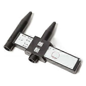 PCD Gauge Bolt Pattern Tool – Measure 4, 5, 6 & 8 Stud Wheel Patterns For Cars & Vehicles
