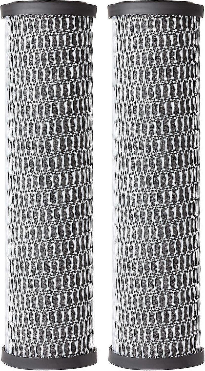 2,5 "x10" 5 Mikron Carbon Wrap Sediment Wasserfilter Ersatzkartusche - 2er Pack - für das ganze Haus