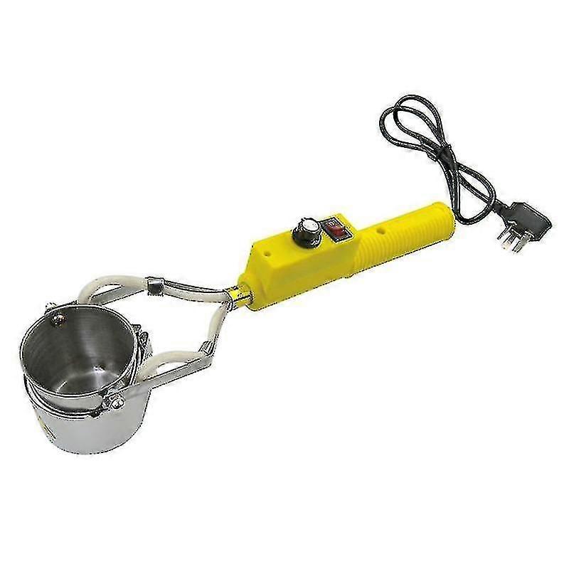 500W الكهربائية قابل للتعديل فرن ذوبان لوحة صب رؤساء الرصاص القصدير الإنديوم تذوب أداة لحام المعادن فرن 1PCS-أصفر
