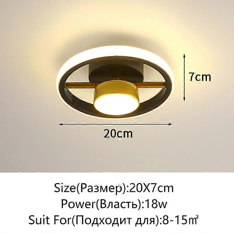 New Modern LED Ceiling Light Simple Balcony Crossing Light Home Corridor Porch Channel Ceiling Light Nordic Wind Cloakroom Light