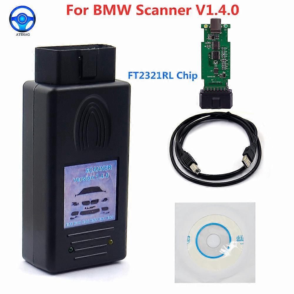 Top Quality For BMW Scanner 1.4.0 Code Reader 1.4 For OLD BMW OBD2 Unlock Version Diagnostic Tool Free Shipping