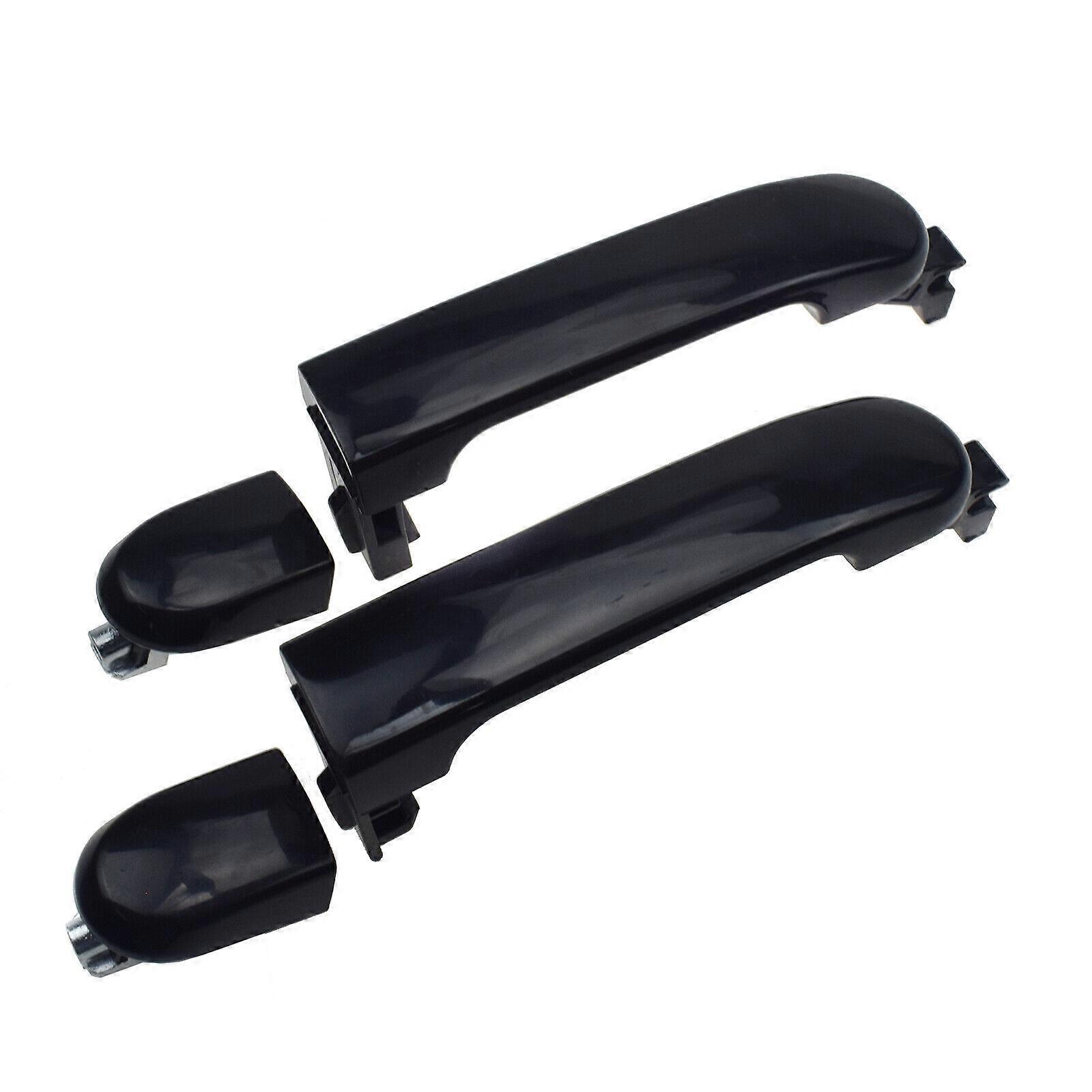 Outside Door Handle Set For 2007-12 Nissan Versa Rear Left & Right Pair