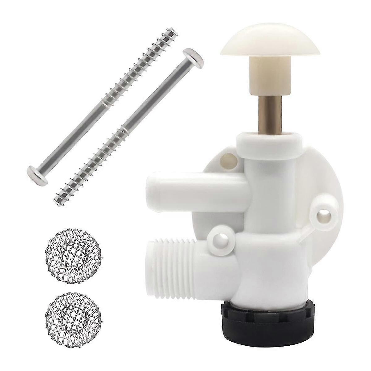 シーランド RV ウォーターバルブアセンブリトレーラートイレ修理キット Ecovac Vacuflush ペダル水洗トイレ用