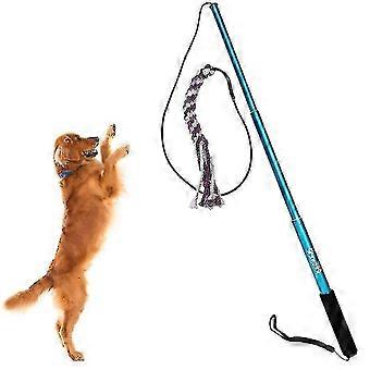 Pets Toys Interactive Extendable Flirt Pole Funny Chasing Tail Teaser And Exerciser For Dogs Interactive