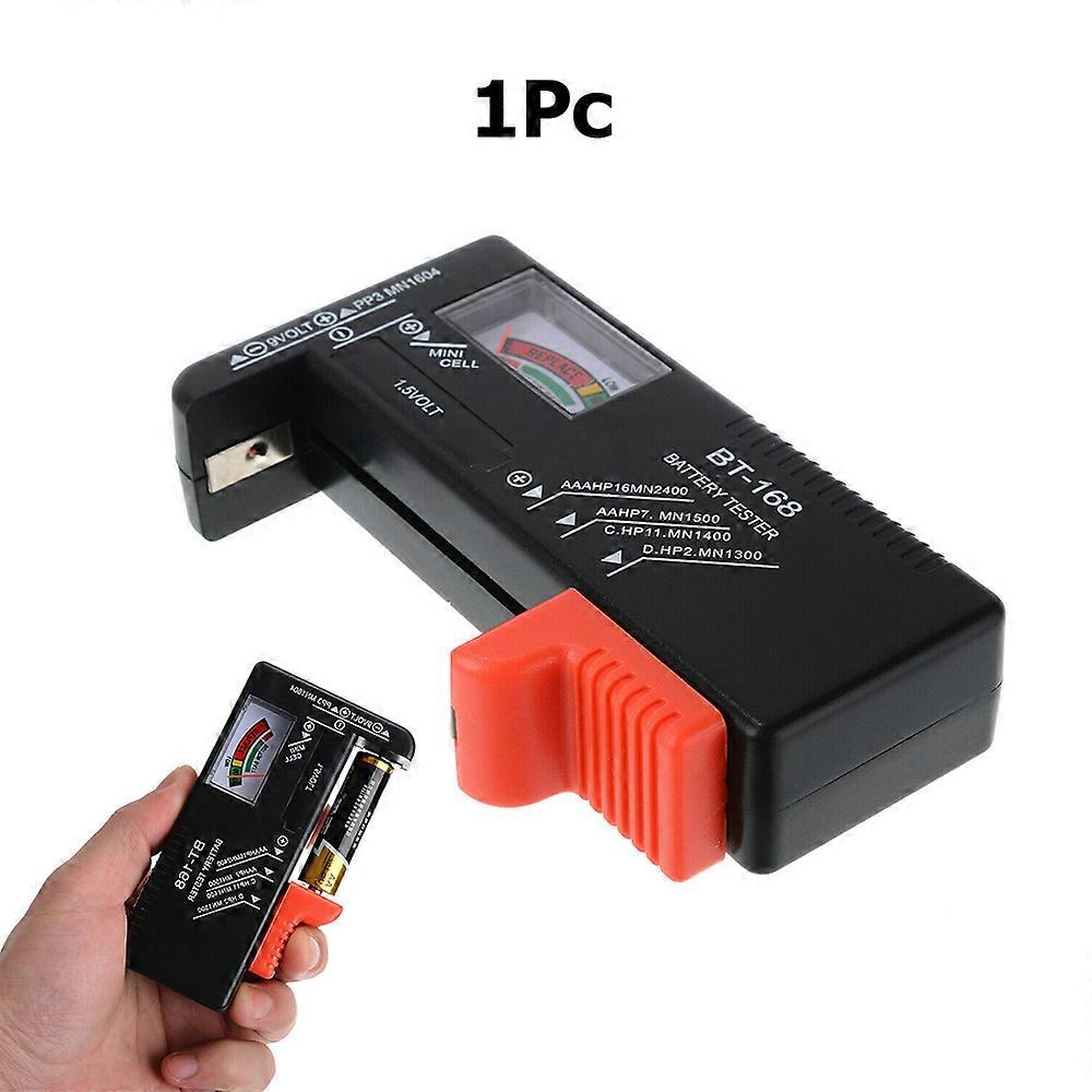 Digitaler Batterietester Batterie-LCD-Display Kapazität ABS Tragbare Diagnose Universal Tool Check AAA AA 9V / 1,5V Tastentester